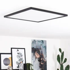 Plafonnier Boyero LED Noir, Blanc, 1 lumière