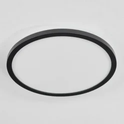 Plafonnier Boyero LED Noir, 2 lumières, Télécommandes, Changeur de couleurs