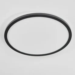 Plafonnier Boyero LED Noir, 2 lumières, Télécommandes, Changeur de couleurs