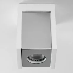 Plafonnier Braslo Chrome, Blanc, 1 lumière