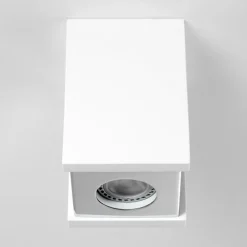 Plafonnier Braslo Chrome, Blanc, 1 lumière