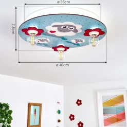 Plafonnier Brenets Blanc, 3 lumières