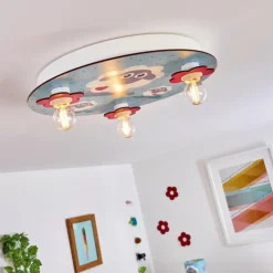 Plafonnier Brenets Blanc, 3 lumières