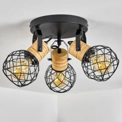 Plafonnier Bridgeport Noir, 3 lumières