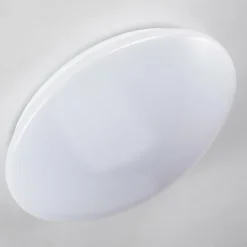 Plafonnier Brighton LED Blanc, 1 lumière, Télécommandes, Changeur de couleurs