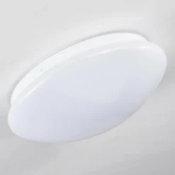 Plafonnier Brighton LED Blanc, 1 lumière, Télécommandes, Changeur de couleurs