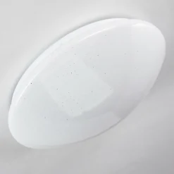 Plafonnier Brighton Star LED Blanc, 1 lumière, Télécommandes, Changeur de couleurs