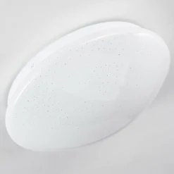 Plafonnier Brighton Star LED Blanc, 1 lumière, Télécommandes, Changeur de couleurs