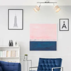 Plafonnier Brilliant Alexia Argenté, 2 lumières