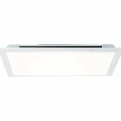 Plafonnier Brilliant Allie Blanc, 1 lumière, Télécommandes, Changeur de couleurs