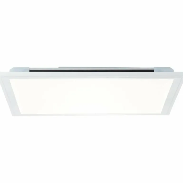 Plafonnier Brilliant Allie Blanc, 1 lumière, Télécommandes, Changeur de couleurs