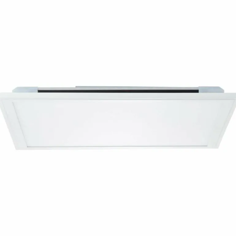 Plafonnier Brilliant Allie Blanc, 1 lumière, Télécommandes, Changeur de couleurs