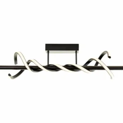 Plafonnier Brilliant Amalie LED Noir, 1 lumière