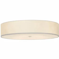 Plafonnier Brilliant Andria Blanc, 6 lumières