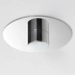 Plafonnier Brilliant Andria Chrome, Gris, 3 lumières