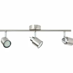 Plafonnier Brilliant ANDRES Chrome, Nickel mat, 3 lumières