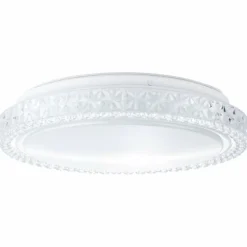 Plafonnier Brilliant Badria Blanc, 1 lumière