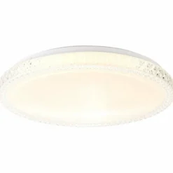 Plafonnier Brilliant Badria Blanc, 1 lumière