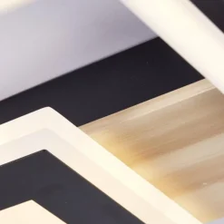 Plafonnier Brilliant Baldo LED Écru, Noir, Blanc, 1 lumière