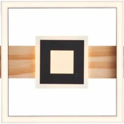 Plafonnier Brilliant Baldo LED Écru, Noir, Blanc, 1 lumière