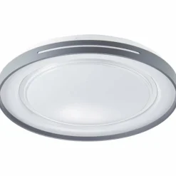 Plafonnier Brilliant Barty LED Gris, 1 lumière