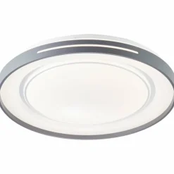 Plafonnier Brilliant Barty LED Gris, 1 lumière