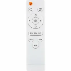 Plafonnier Brilliant Barty LED Gris, 1 lumière