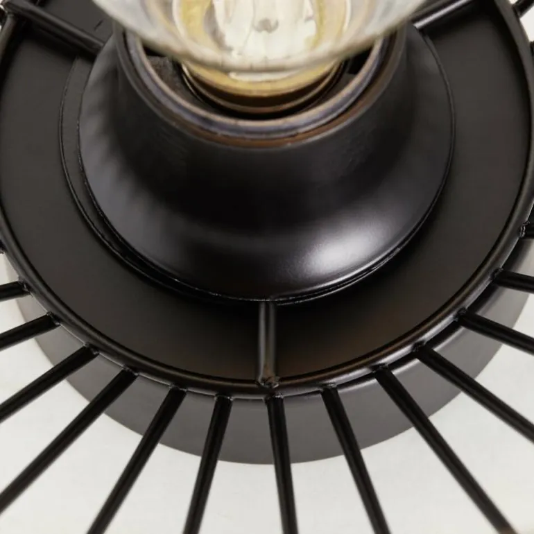 Plafonnier Brilliant Blacky Noir, 1 lumière