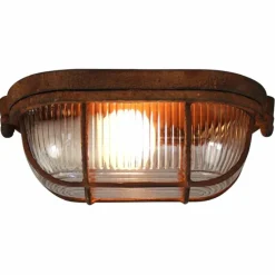 Plafonnier Brilliant Bobbi Rouille, 1 lumière