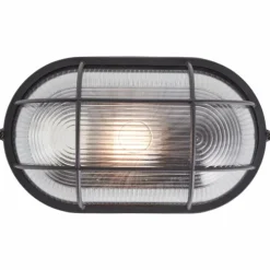 Plafonnier Brilliant Bobbi Noir, 1 lumière