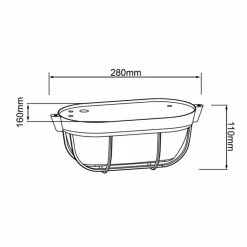 Plafonnier Brilliant Bobbi Noir, 1 lumière