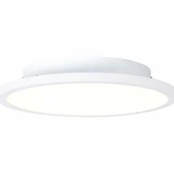 Plafonnier Brilliant Buffi LED Blanc, 1 lumière