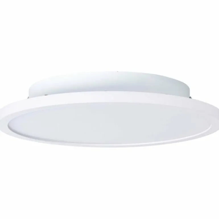 Plafonnier Brilliant Buffi LED Blanc, 1 lumière