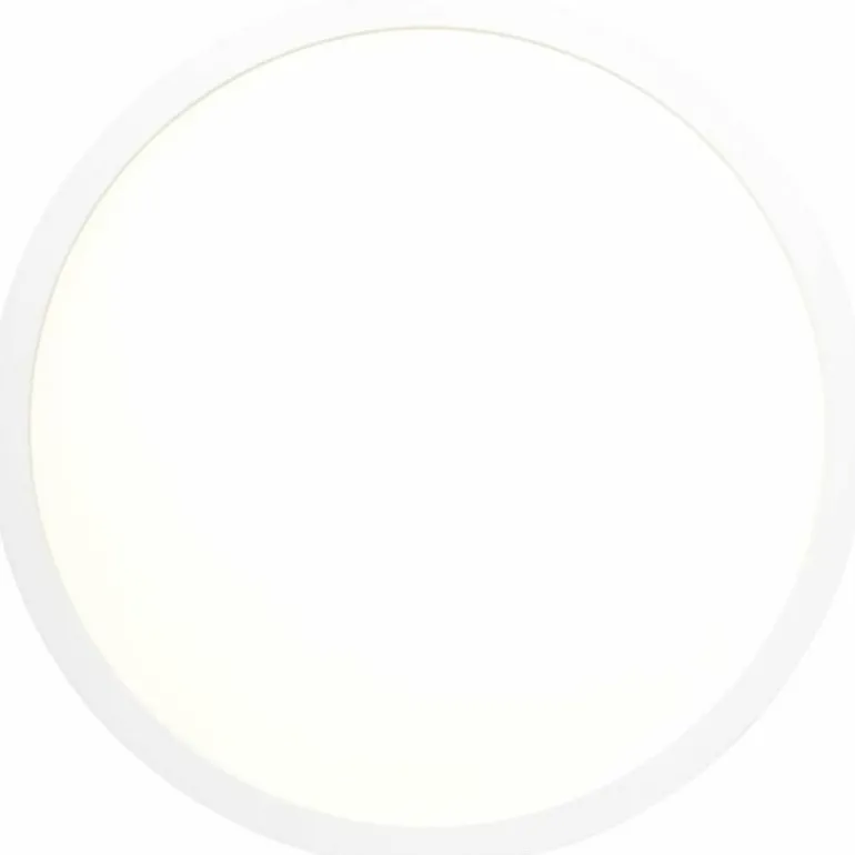 Plafonnier Brilliant Buffi LED Blanc, 1 lumière