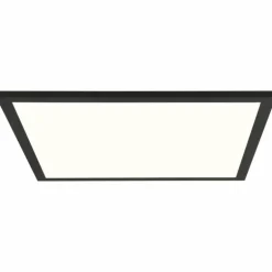 Plafonnier Brilliant Buffi LED Noir, 1 lumière