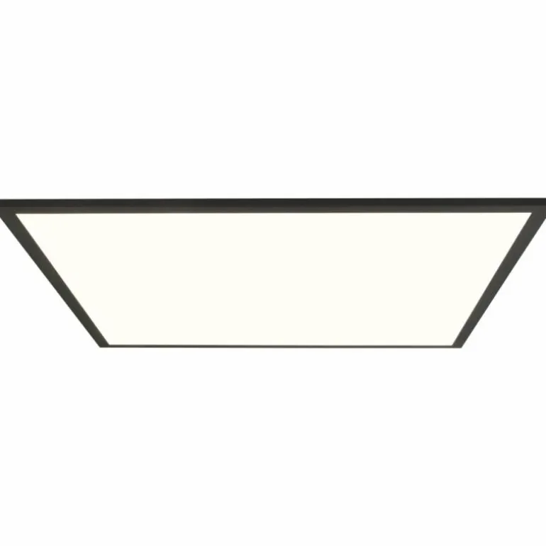 Plafonnier Brilliant Buffi LED Noir, 1 lumière