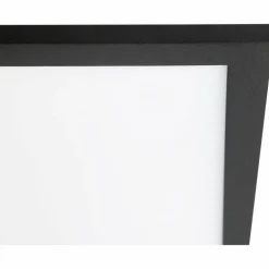Plafonnier Brilliant Buffi LED Noir, 1 lumière