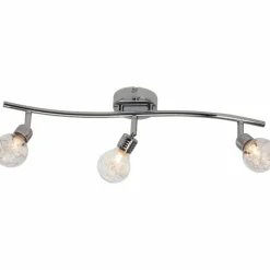 Plafonnier Brilliant BULB Chrome, 3 lumières