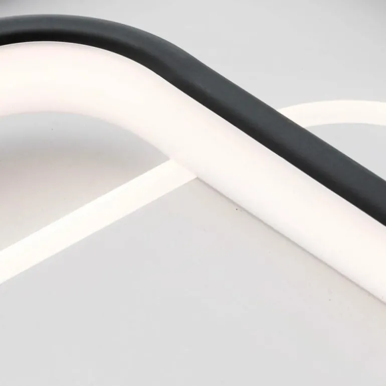 Plafonnier Brilliant Cava LED Blanc, 1 lumière