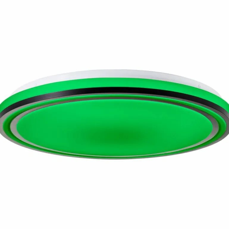 Plafonnier Brilliant Cloe LED Blanc, 1 lumière, Télécommandes