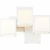 Plafonnier Brilliant Cubix LED Blanc, 1 lumière