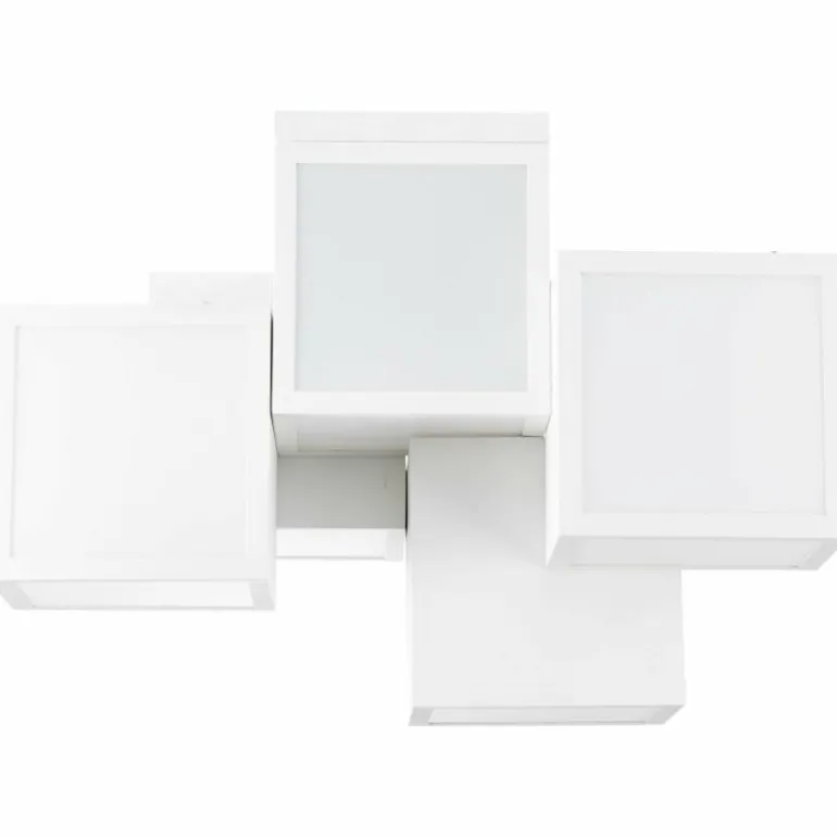 Plafonnier Brilliant Cubix LED Blanc, 1 lumière