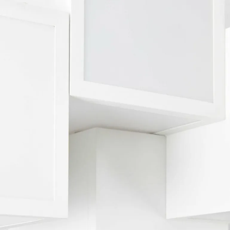 Plafonnier Brilliant Cubix LED Blanc, 1 lumière