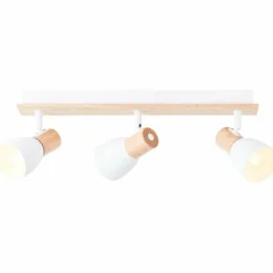 Plafonnier Brilliant Daintree Écru, Blanc, 3 lumières