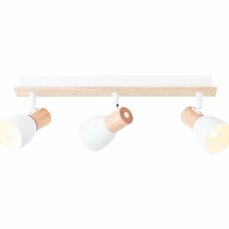 Plafonnier Brilliant Daintree Écru, Blanc, 3 lumières