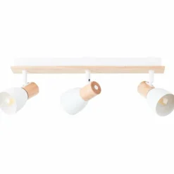 Plafonnier Brilliant Daintree Écru, Blanc, 3 lumières