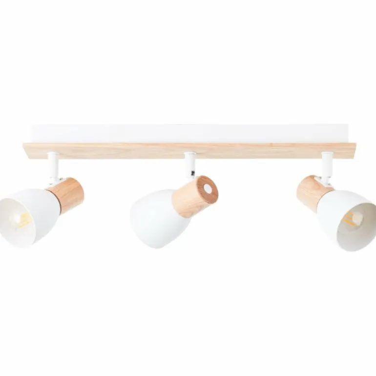 Plafonnier Brilliant Daintree Écru, Blanc, 3 lumières