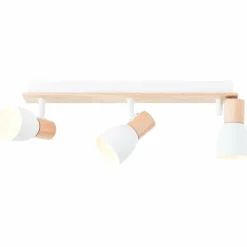 Plafonnier Brilliant Daintree Écru, Blanc, 3 lumières