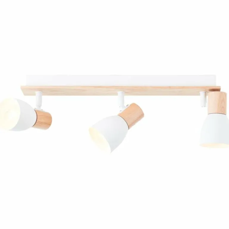 Plafonnier Brilliant Daintree Écru, Blanc, 3 lumières