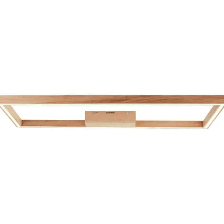 Plafonnier Brilliant Delgrosso LED Bois clair, 1 lumière